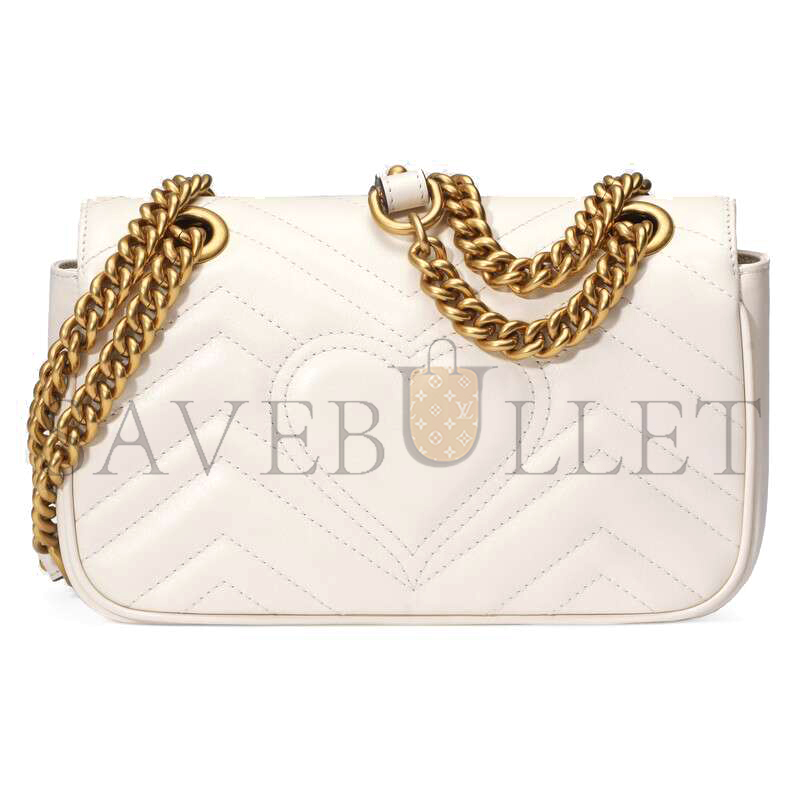 GUCCI GG MARMONT MATELASSÉ MINI BAG 446744 (22*13*6cm)